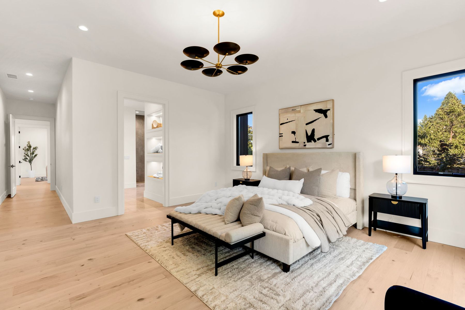 Main-level primary bedroom