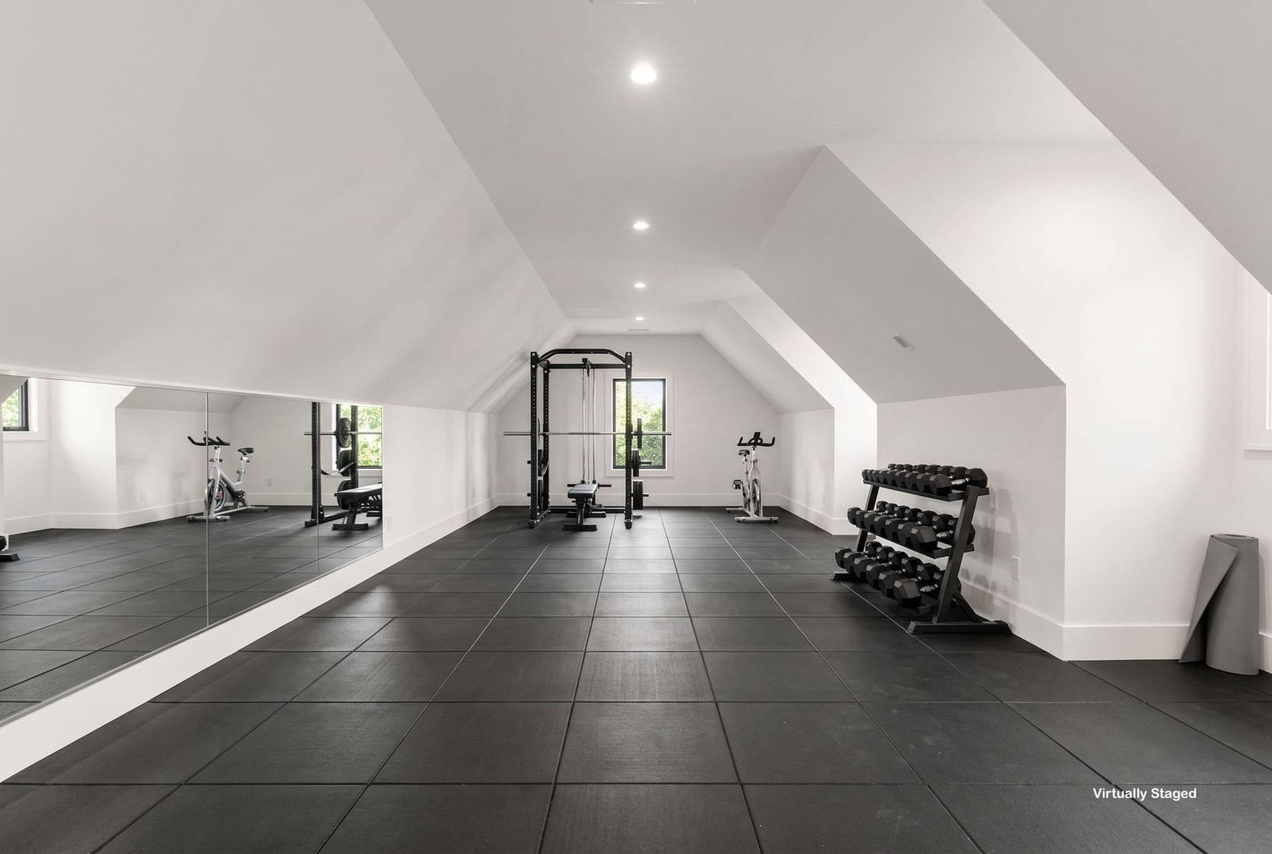 Bonus room set up as a gym