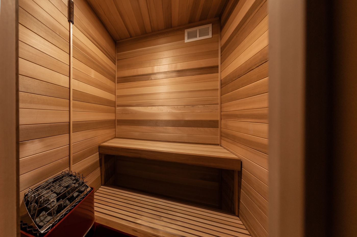 Cedar sauna